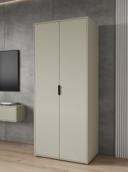 Шкаф для одежды Оптима ОП-01 глиняный серый/риолит