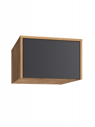 Антресоль Оптима ОП-10 дуб крафт золотой/графит