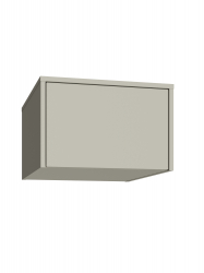 Антресоль Оптима ОП-10 глиняный серый/риолит