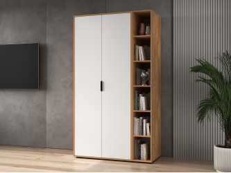 Комплект мебели для гостиной Оптима ОП-120 дуб крафт золотой/меренга