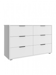 Комод Оптима ОП-15 (1202х426) белый структурный/меренга