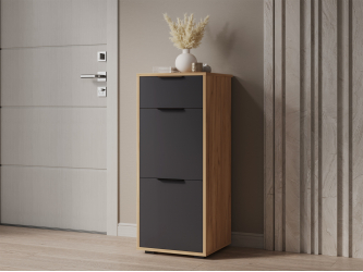 Тумба Оптима ОП-08 дуб крафт золотой/графит