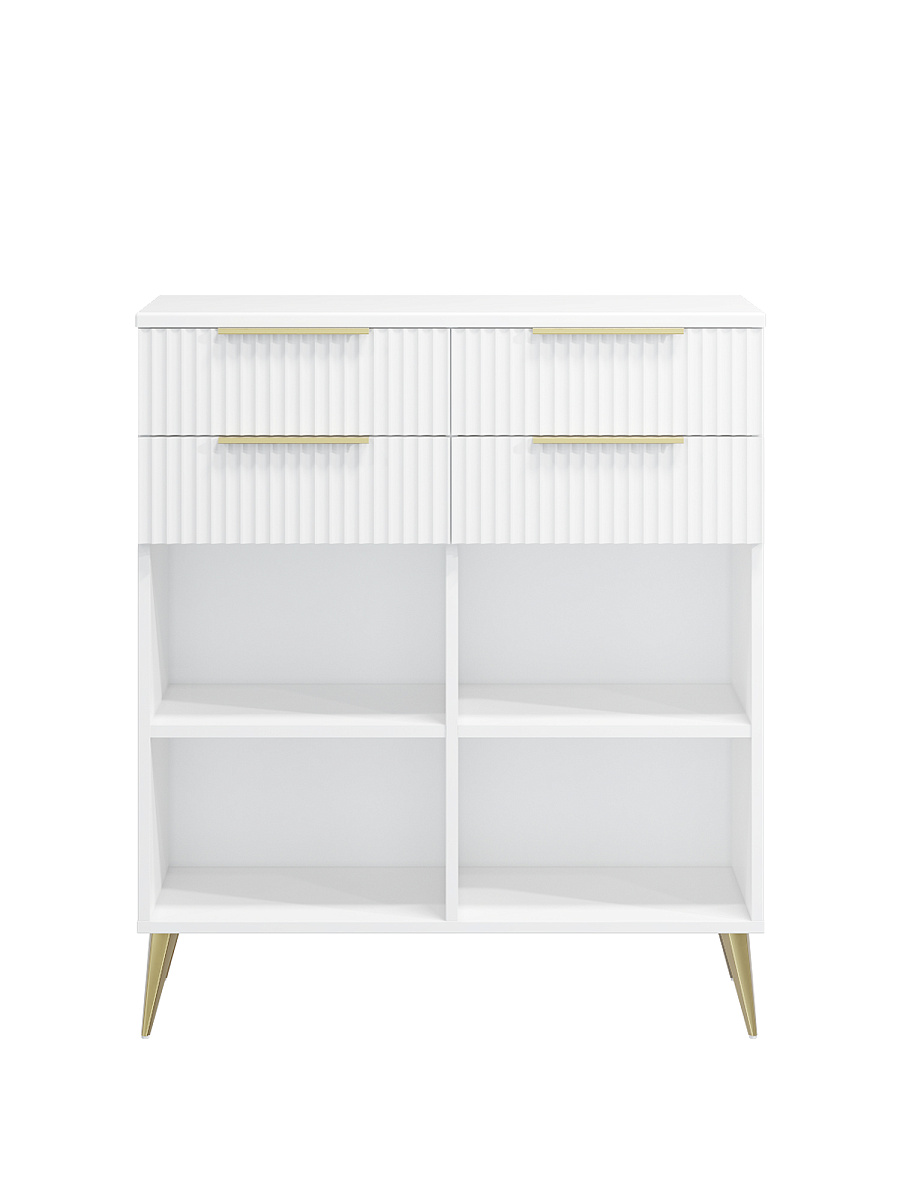 Комод Афина АФ-06 белый бриллиант/бланж