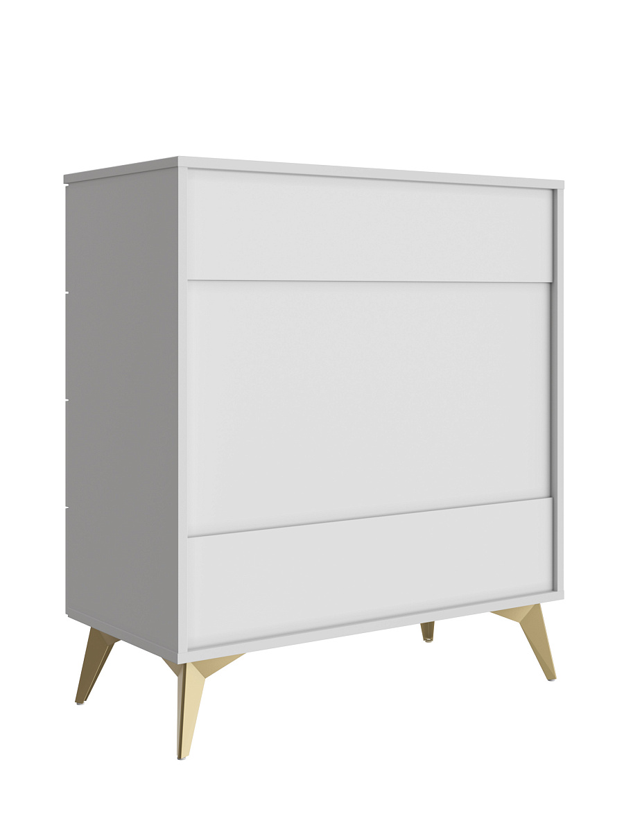 Комод Стелла СТ-02 белый бриллиант/бланж