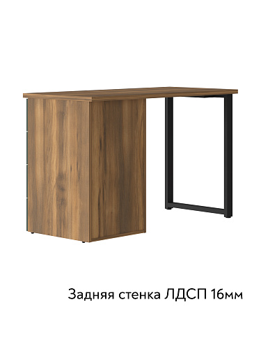 Стол Оливия ОЛ-10 дуб барокко янтарный/неаполь/каркас черный