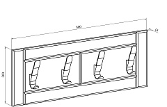 Вешалка Изабель ИЗ-31 клен