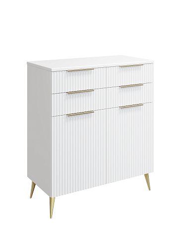 Комод Афина АФ-06 белый бриллиант/бланж