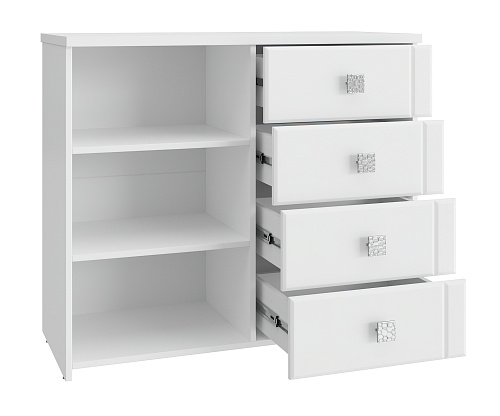 Комод Изабель ИЗ-52К белое дерево