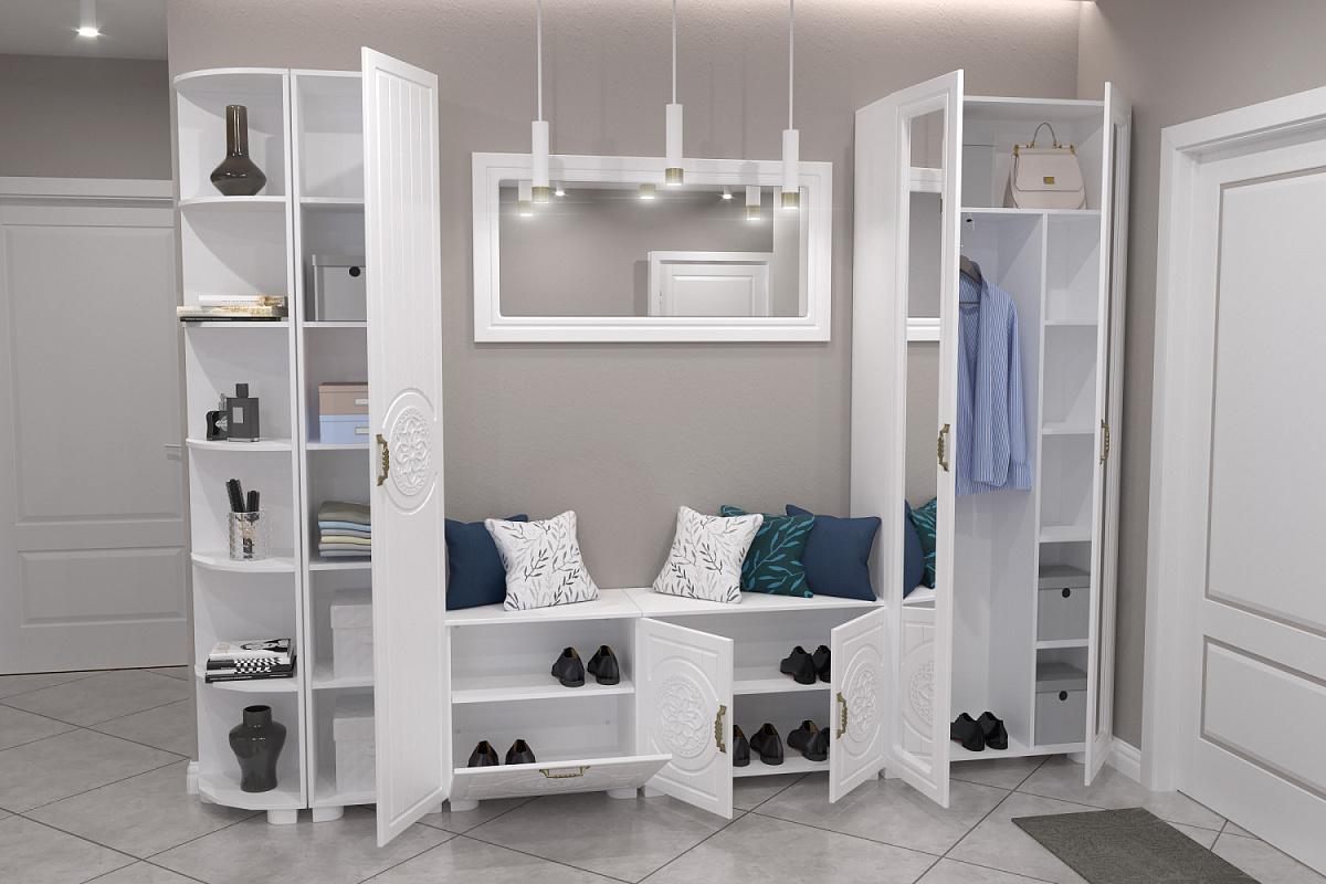 Тумба «Монблан» МБ-32К белое дерево