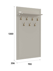 Вешалка Оливия ОЛ-15 (700х1300) кашемир/шарли керамика